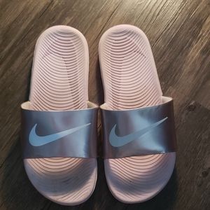 Nike rose gold metallic wore one time size 6